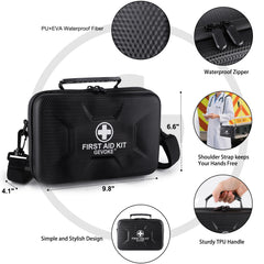 Gevoke hard shell case with waterproof EVA surface and rugged zippers