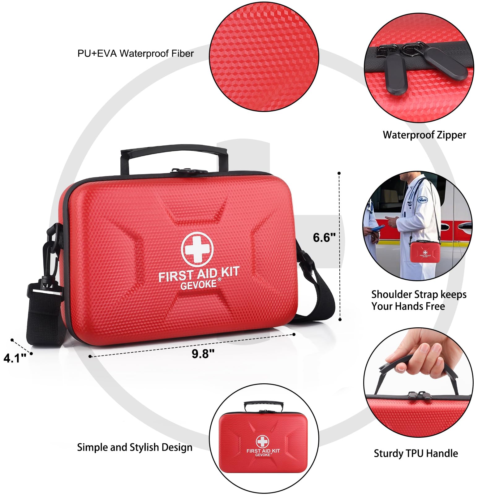 Gevoke waterproof EVA shell protects supplies in wet conditions