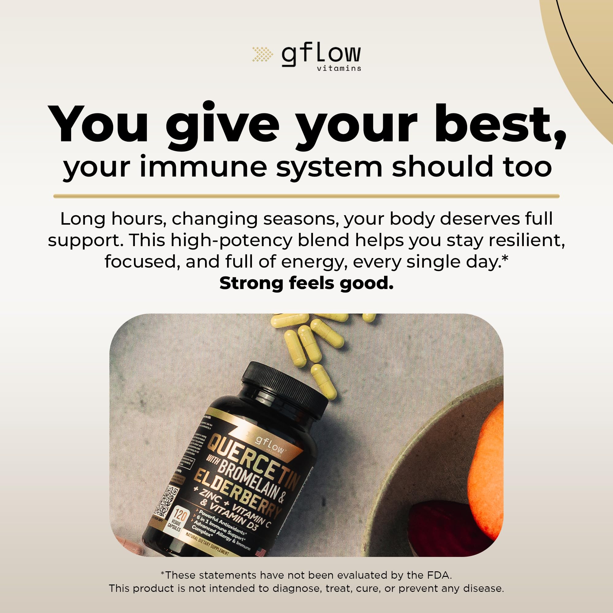 Gflow USA-made production label indicating quality standards
