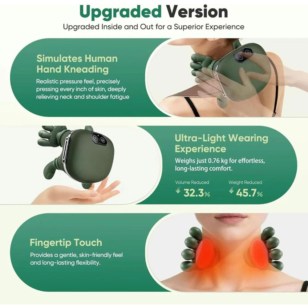 GFTHKL three-speed massage modes tailor intensity to your needs
