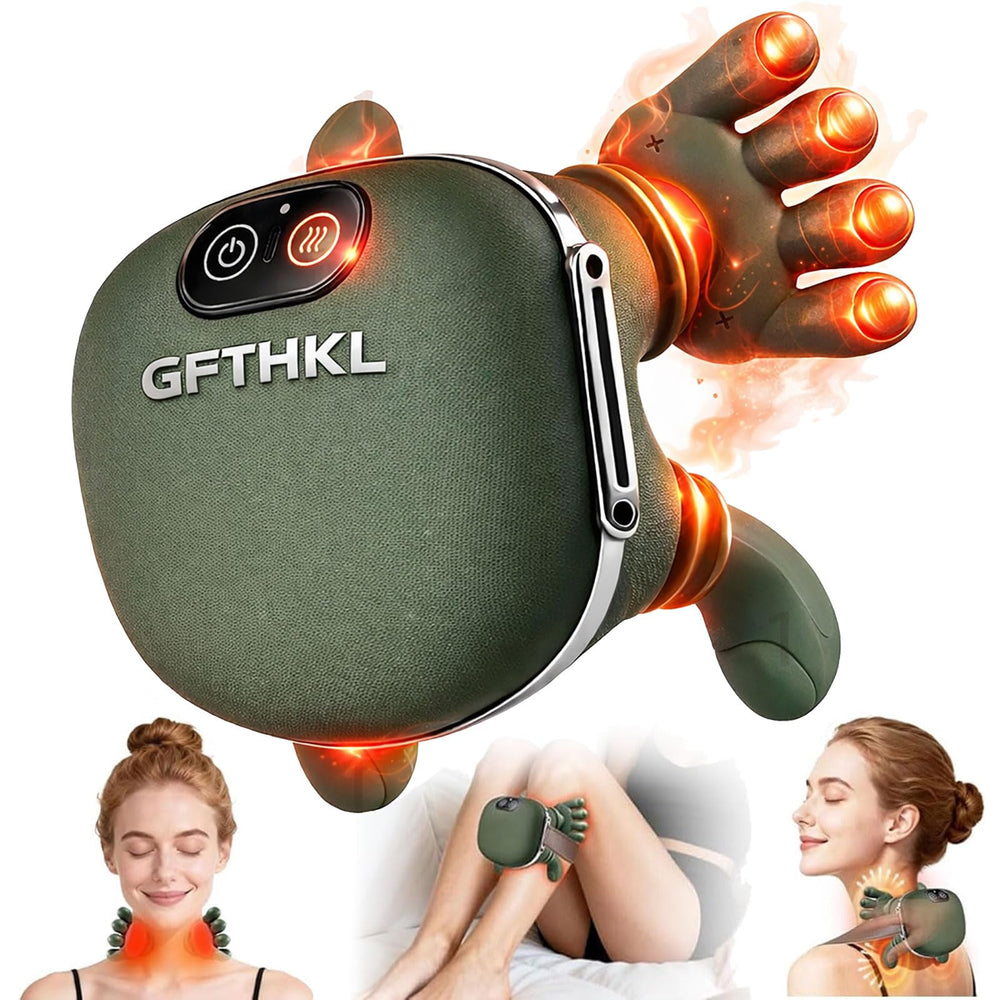 GFTHKL neck massager with 4D shiatsu delivers deep relaxation at home