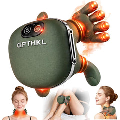GFTHKL neck massager with 4D shiatsu delivers deep relaxation at home