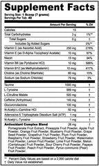 G Fuel Friday 2.0 label detail highlights sugar-free formula and servings
