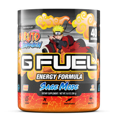 G Fuel Sage Mode tub front showing sugar-free energy blend for focus.