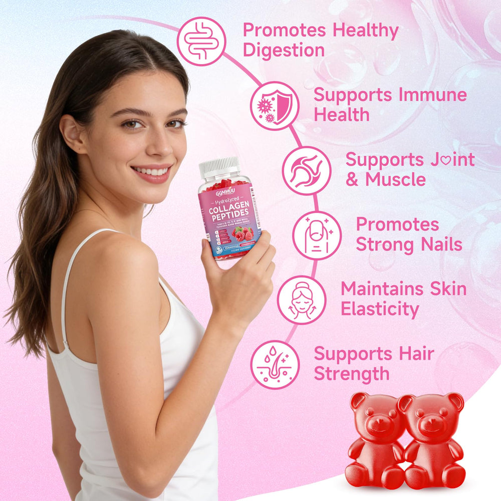 GGMMUU Raspberry Gummies closeup highlights juicy texture and flavor.