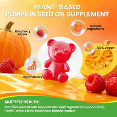 GGMMUU saw palmetto included for balanced hair support in these gummies