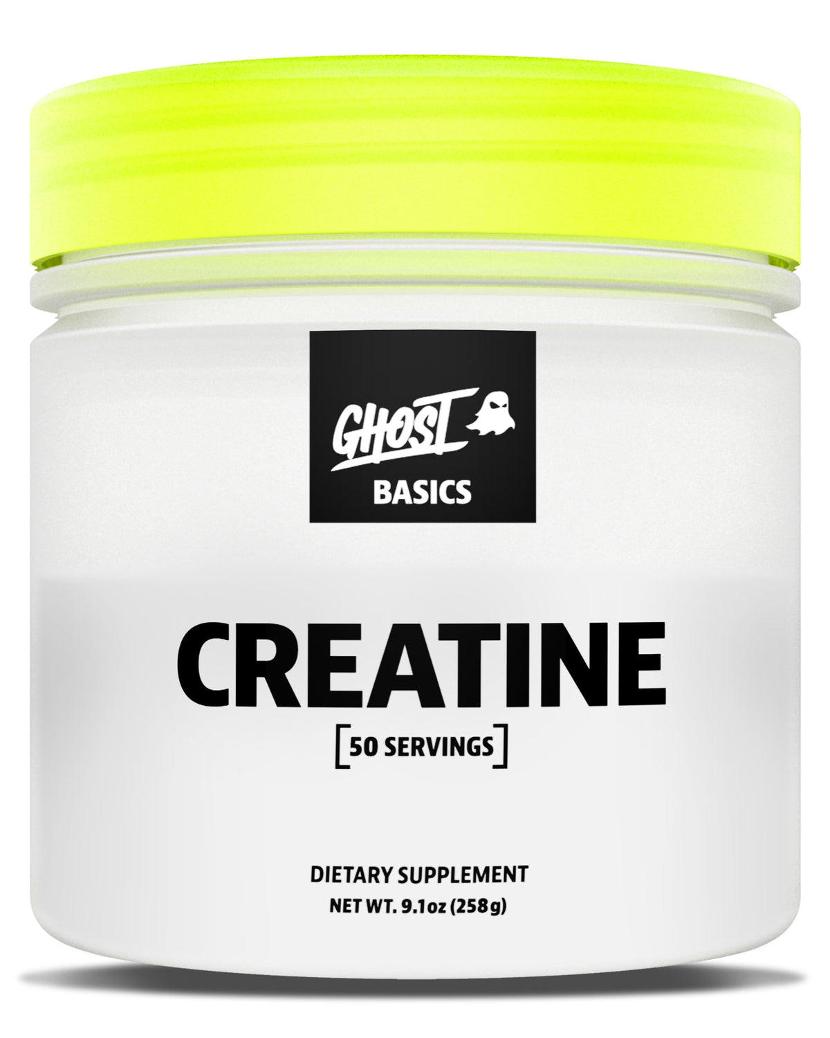 Ghost Basics Creatine powder dispense with scoop for easy daily performance support