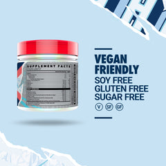 GHOST Hydration ingredients label highlights vegan electrolyte blend.