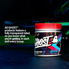 GHOST Legend All Out container with 20 servings for multiple training sessions