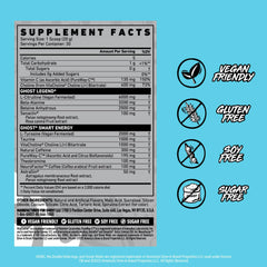 GHOST Legend pre-workout pump ingredients L-Citrulline for improved pumps