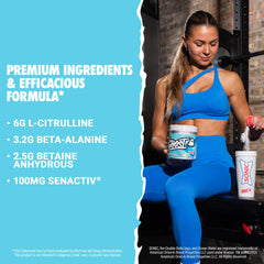 GHOST Legend pre-workout scoop dispensed for accurate dosing between sets