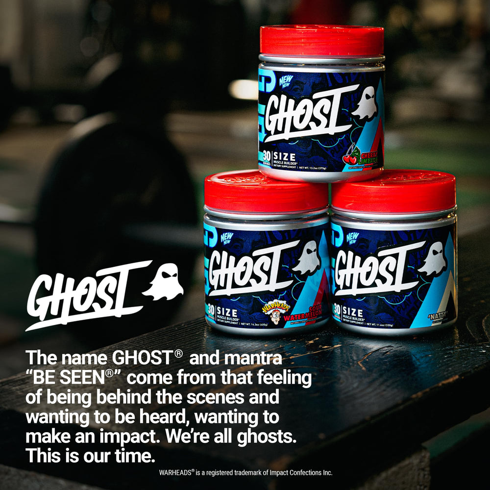 Ghost Size lifestyle shot emphasizes premium branding for an active routine.