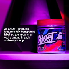 GHOST Sleep nightstand scene highlights premium rest support