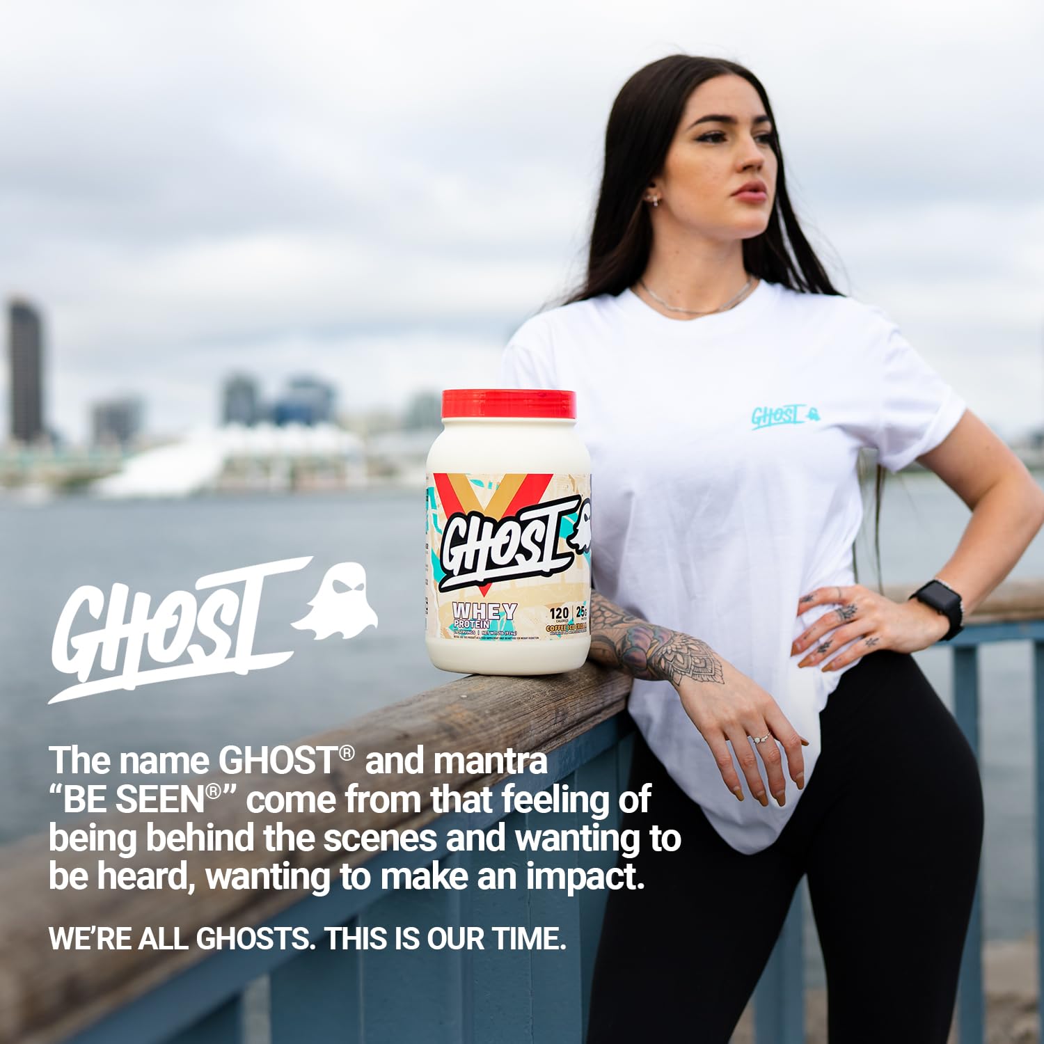 GHOST whey powers shakes, smoothies, and baking adventures.