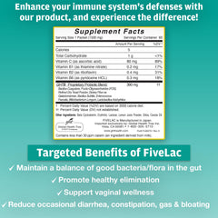Global Health Trax FiveLac Lemon packets designed for convenient on-the-go use.