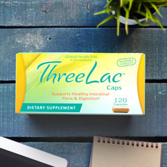 GHT ThreeLac probiotic capsules family use with kids and adults.