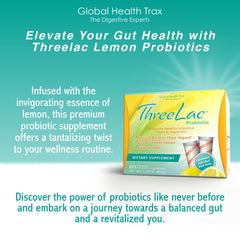 Global Health Trax ThreeLac family-use scene highlighting kid-friendly probiotic support.