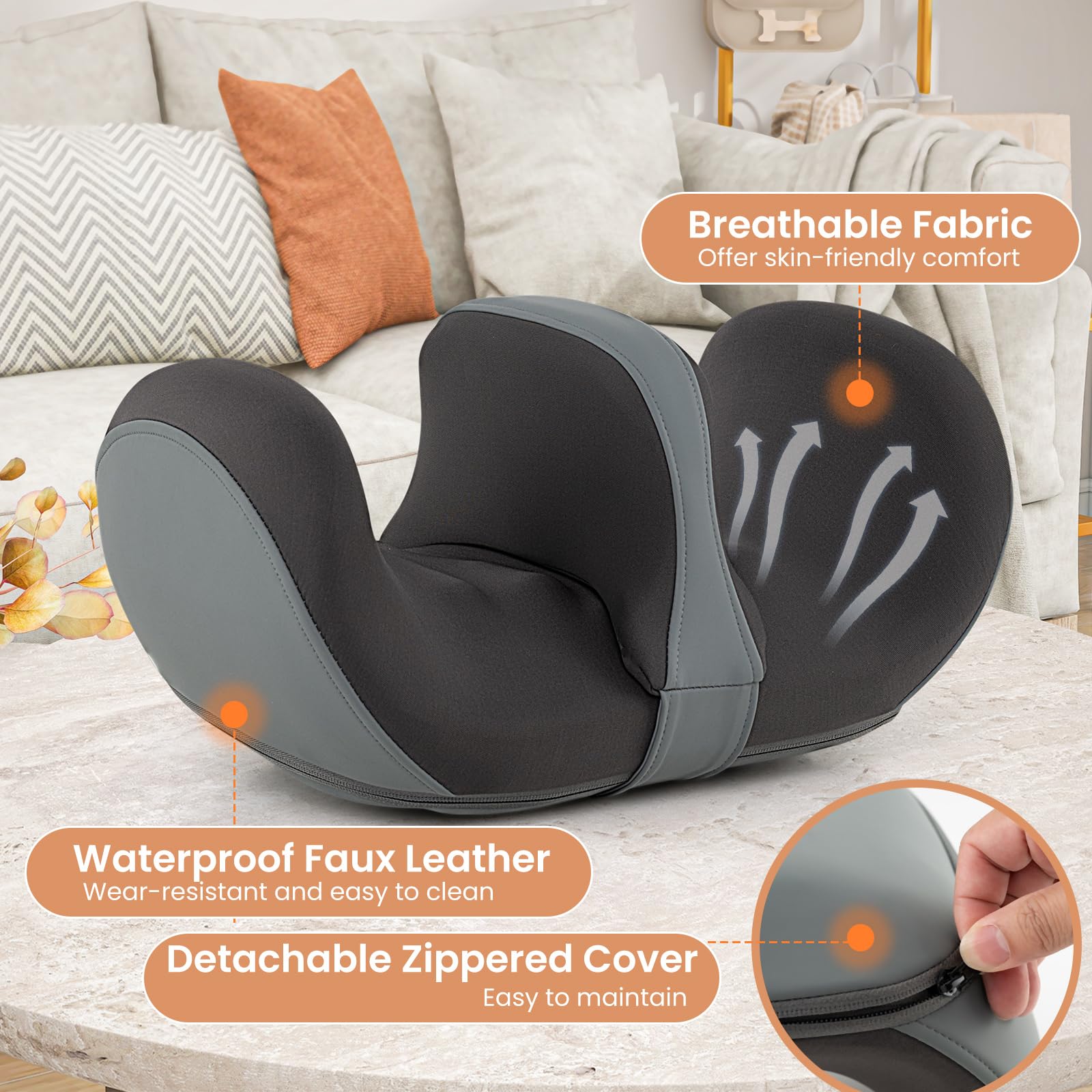 Giantex easy-use control panel for customized massage