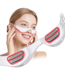GIAYERN under-eye red light glasses for brighter, refreshed eye area.