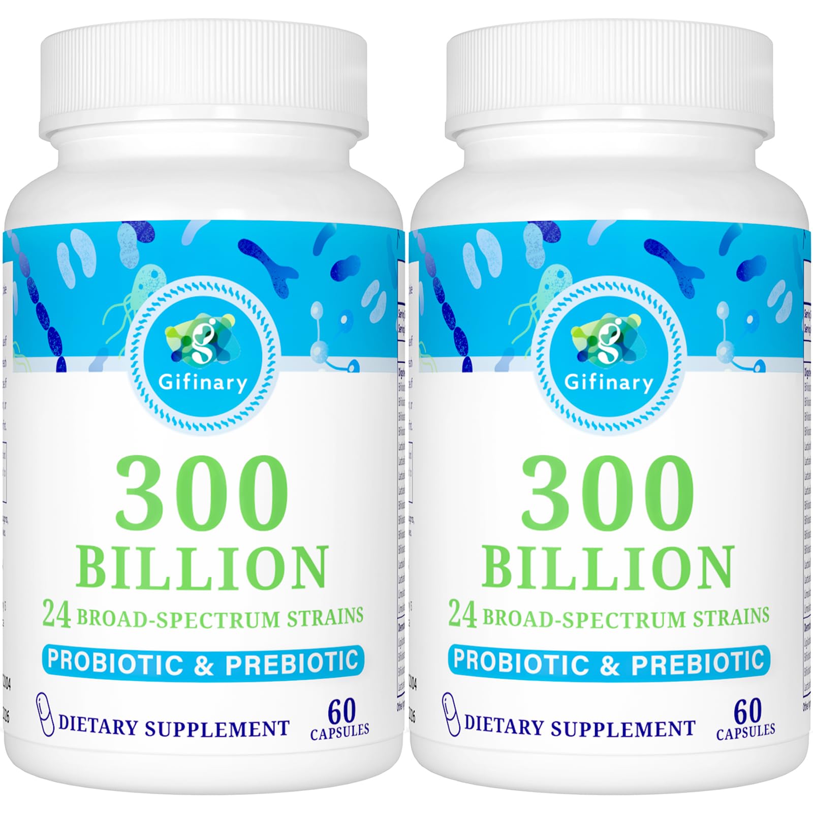 Gifinary Probiotics bottle ready for travel and daily routine