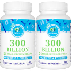 Gifinary Probiotics bottle ready for travel and daily routine