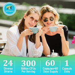 Gifinary Probiotics vegan capsule suitable for dairy-free lifestyles