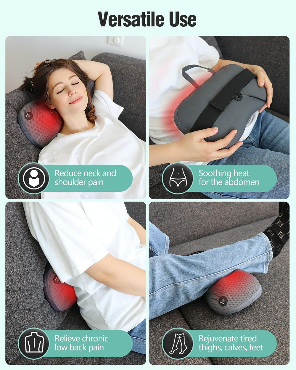 GiftPlus ergonomic back support design conforms to your spine