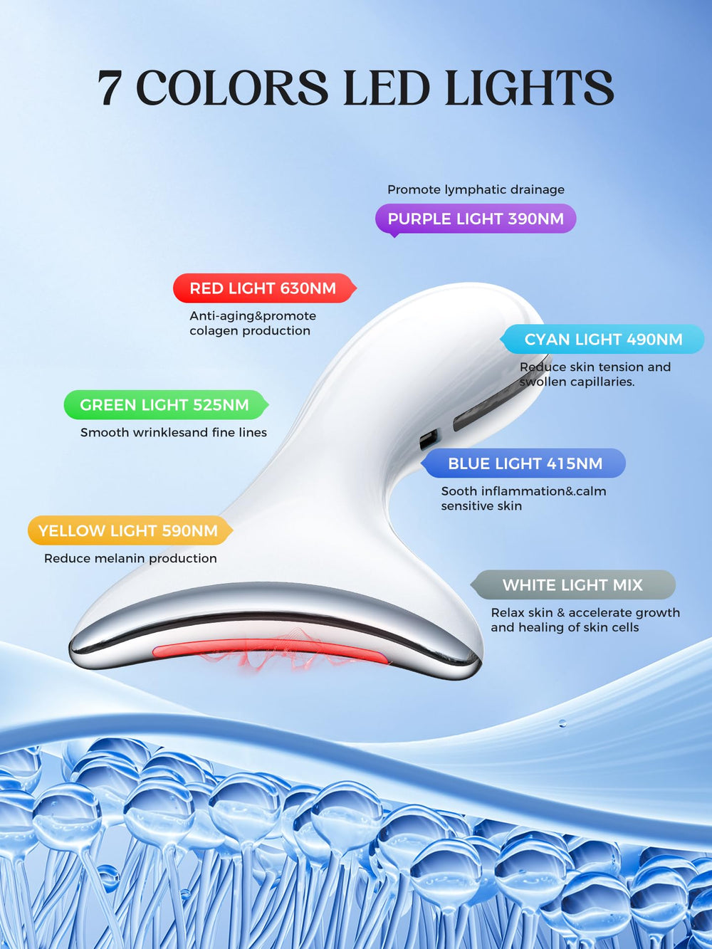 GIHWRRI face sculpting device delivers gentle massage for firmer contours