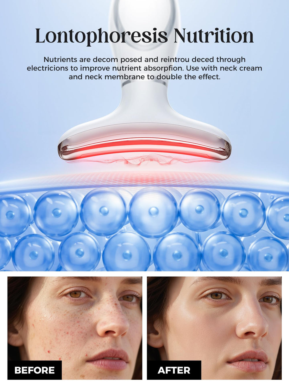 GIHWRRI seven-color LED panel showing all color options for skincare sessions.