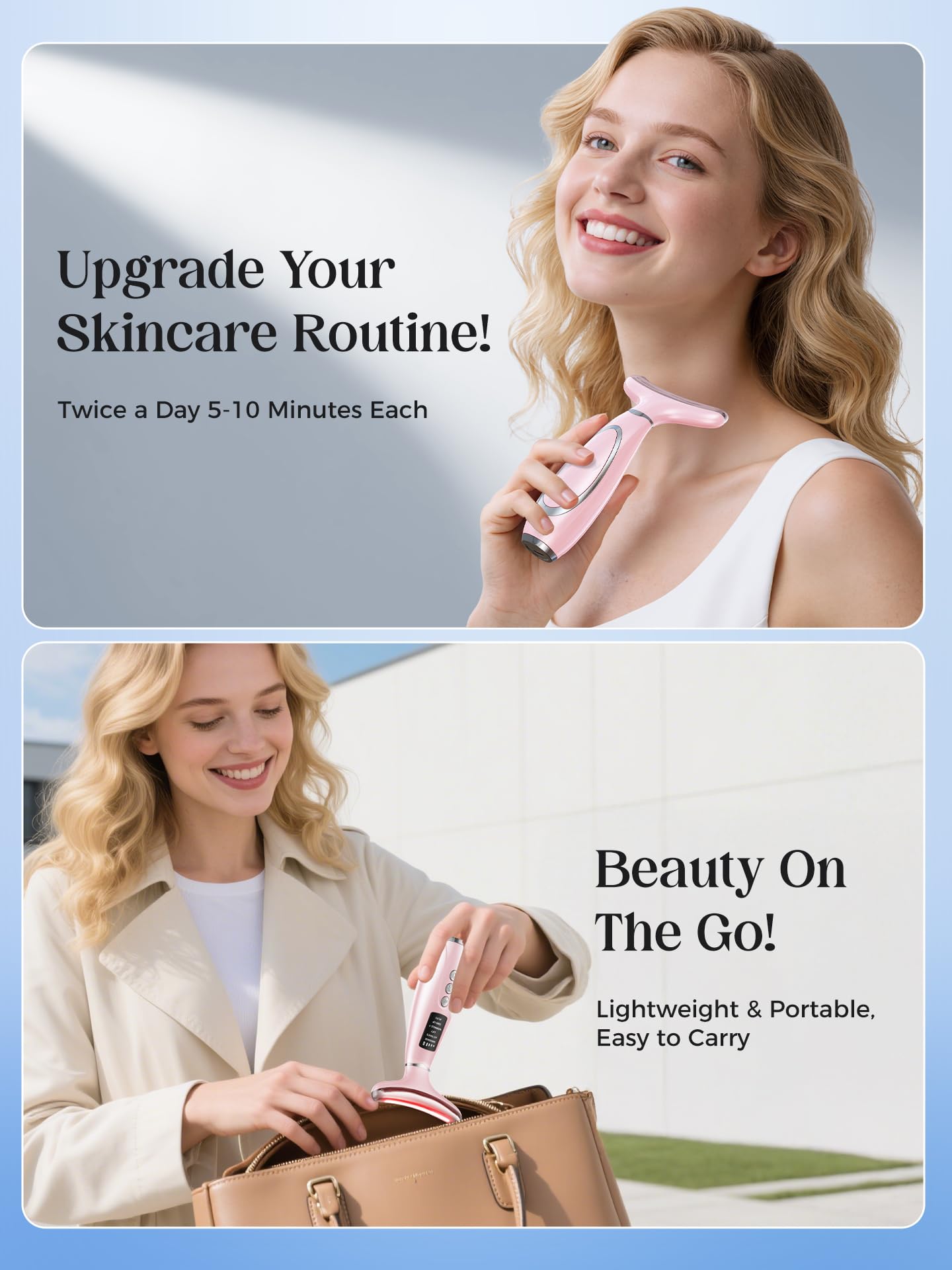 GIHWRRI rechargeable beauty tool for cordless skincare routines