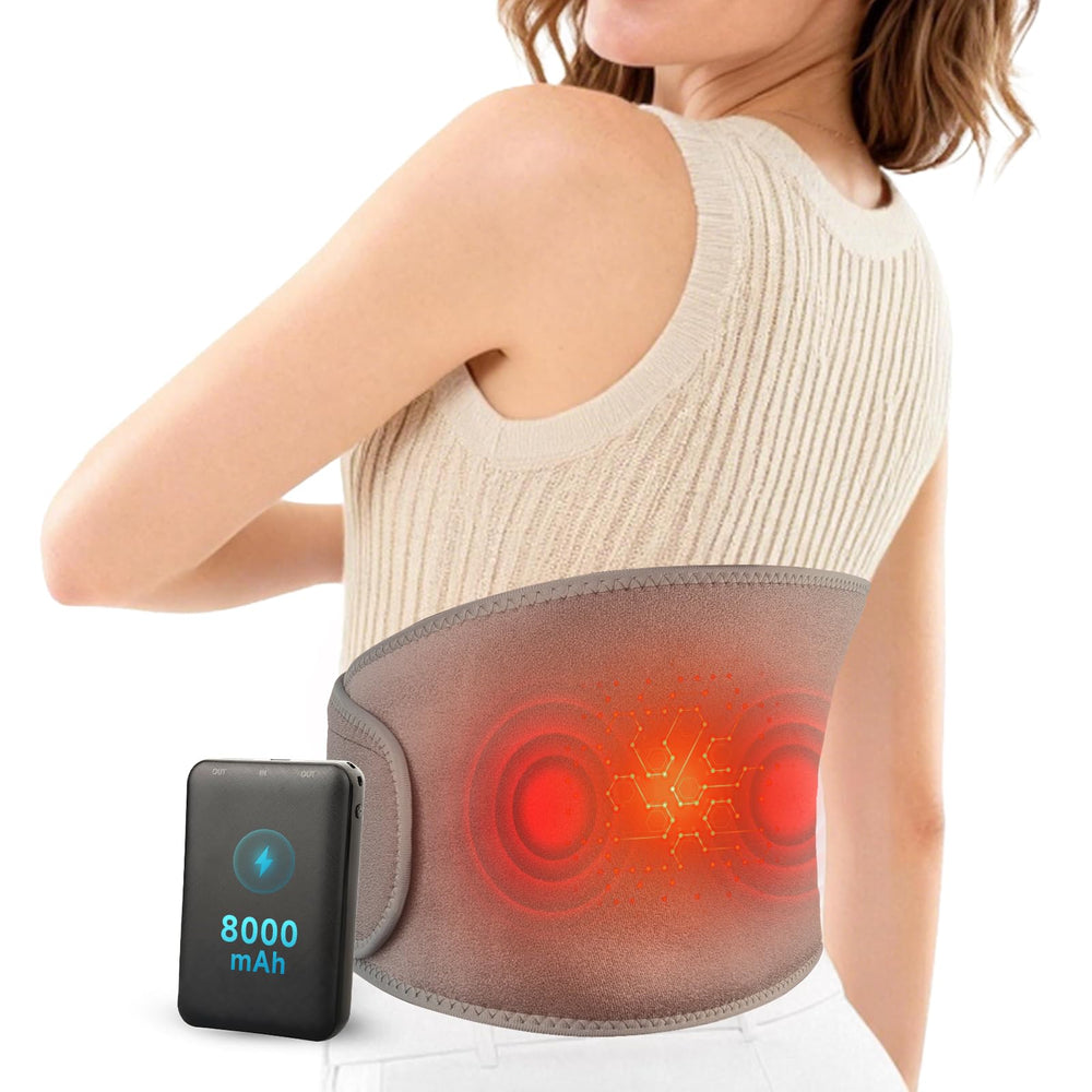 GILAYGROW cordless heating pad back massager delivers targeted comfort