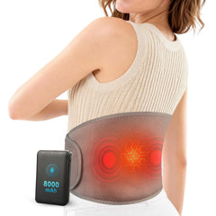 GILAYGROW cordless heating pad back massager delivers targeted comfort