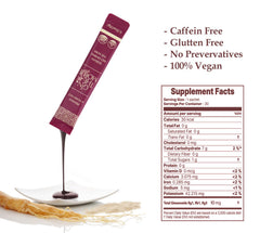 GIN THE MORE label shows no preservatives and non-GMO formula.