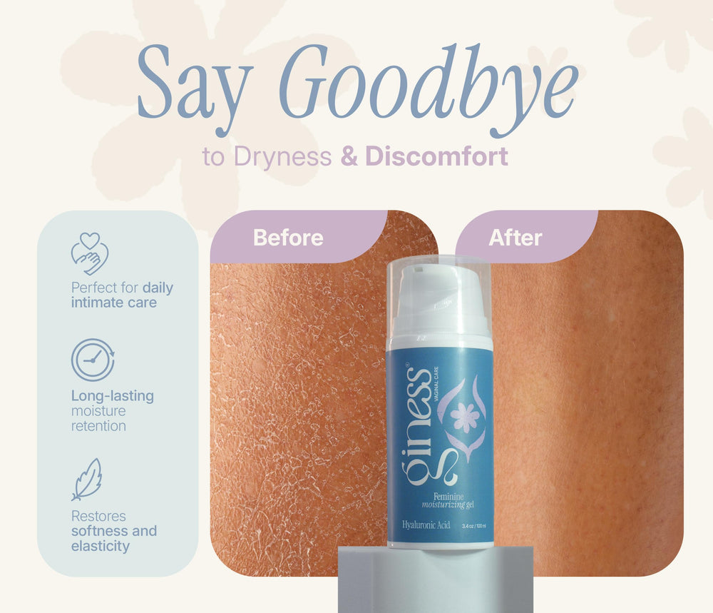 GINESS Hyaluronic Acid Intimate Serum texture on skin signals deep moisture.
