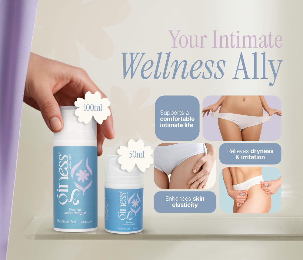 GINESS Packaging box highlights premium hormone-free formula for daily use.