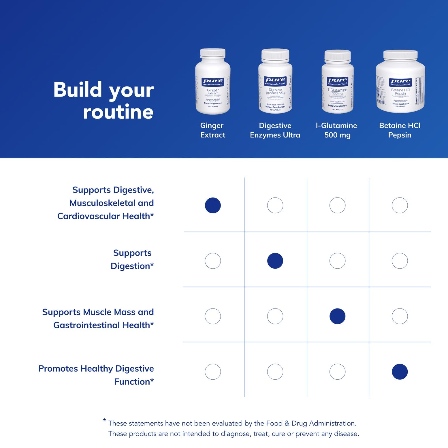 Ingredient panel confirms premium, pure ingredients in Ginger Extract.