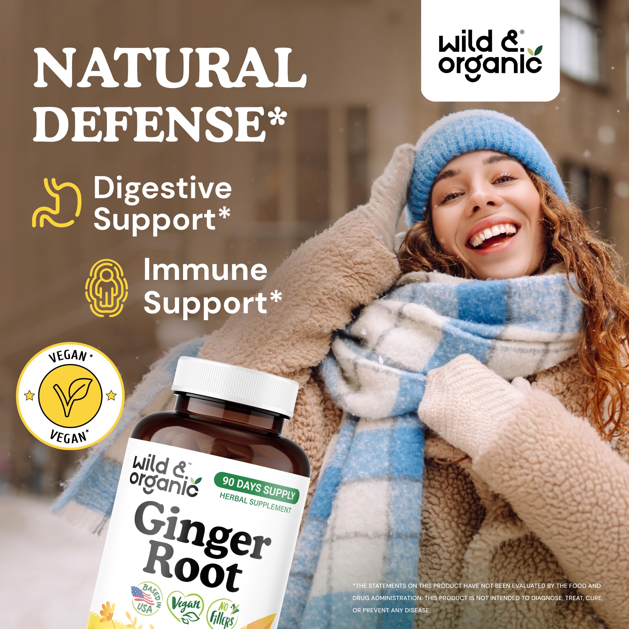 Ginger root powder close-up showing natural ingredient quality.