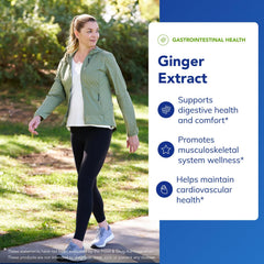 Fresh ginger root slices highlight the natural ingredient.