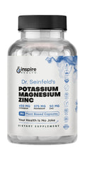 GINSPIRE bottle front with magnesium-potassium-zinc capsules for daily electrolyte balance.
