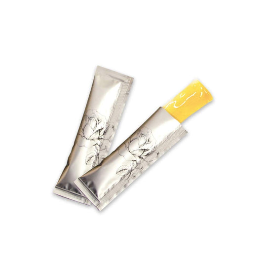 Ginza Tomato Rose Placenta Jewel Jelly pouch for convenient daily sachets.