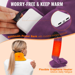Girasol 5000mAh power bank pocket powers warmth without cords.