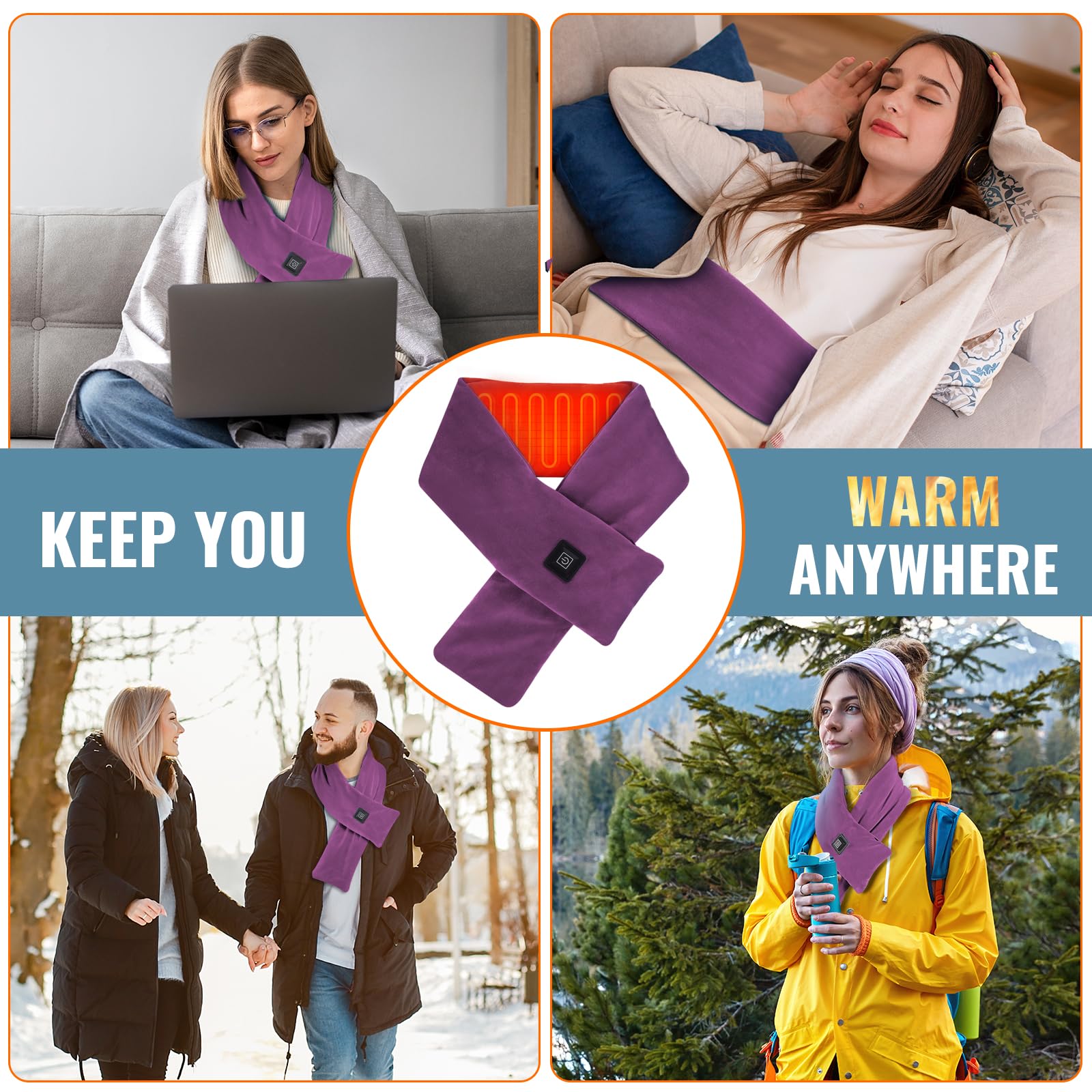 Girasol lightweight design keeps warmth portable for outdoor use.