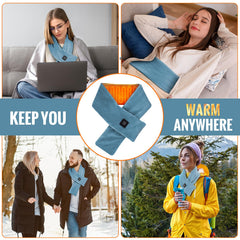 Girasol heated neck wrap fast heating with carbon fiber wires