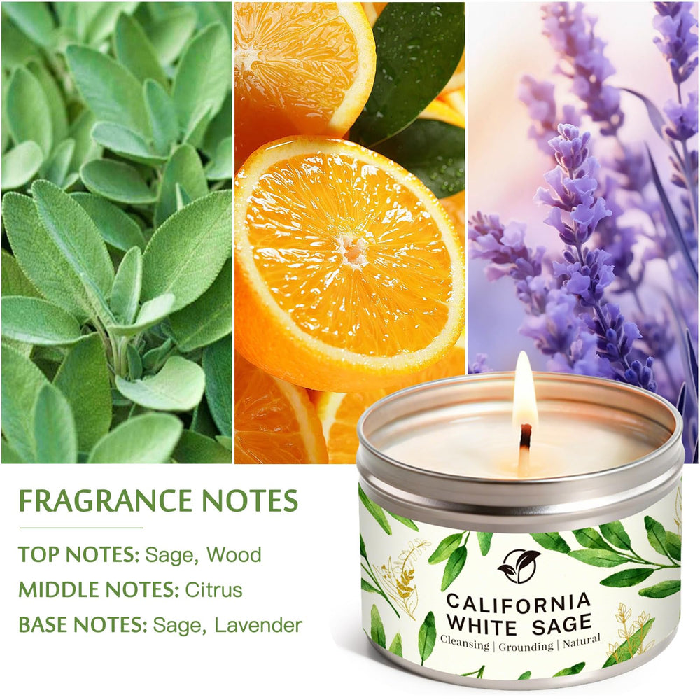 Gisly Sage Candle gift box image ready for gifting.