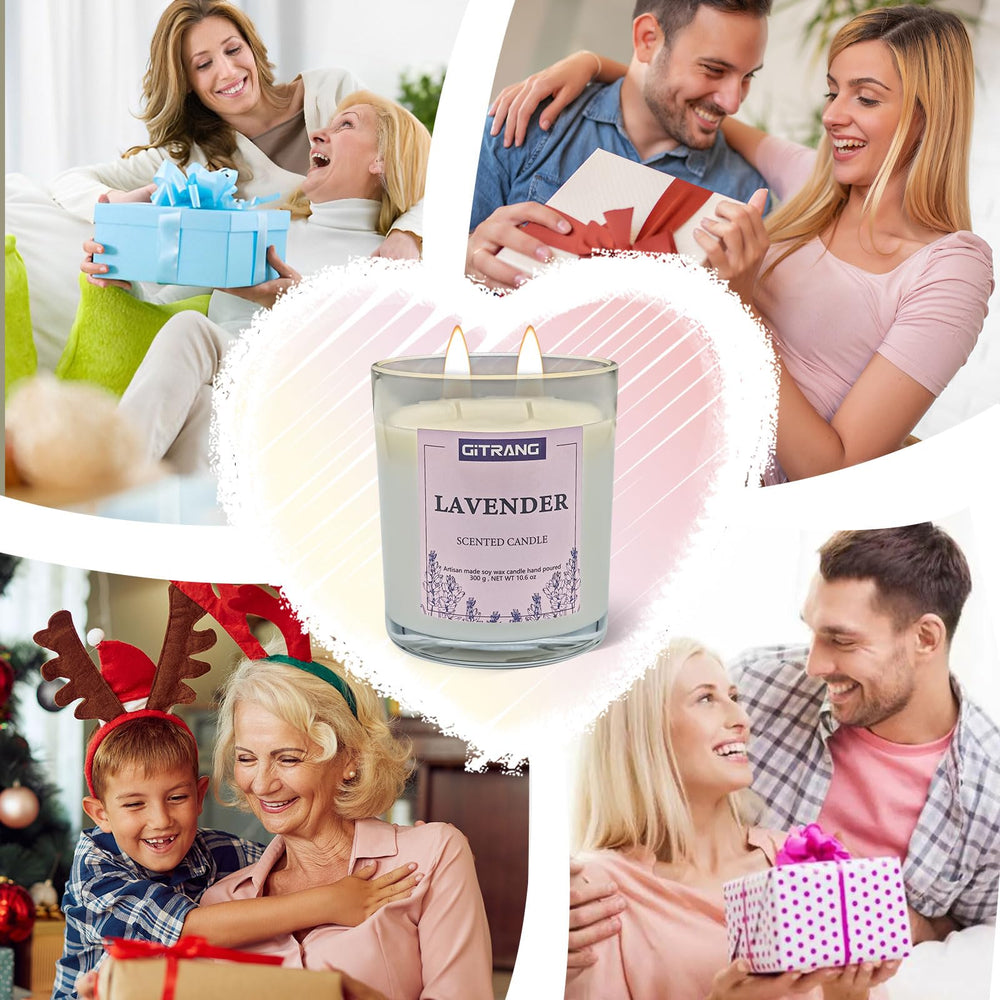 GITRANG candles offer long burn time for extended relaxation