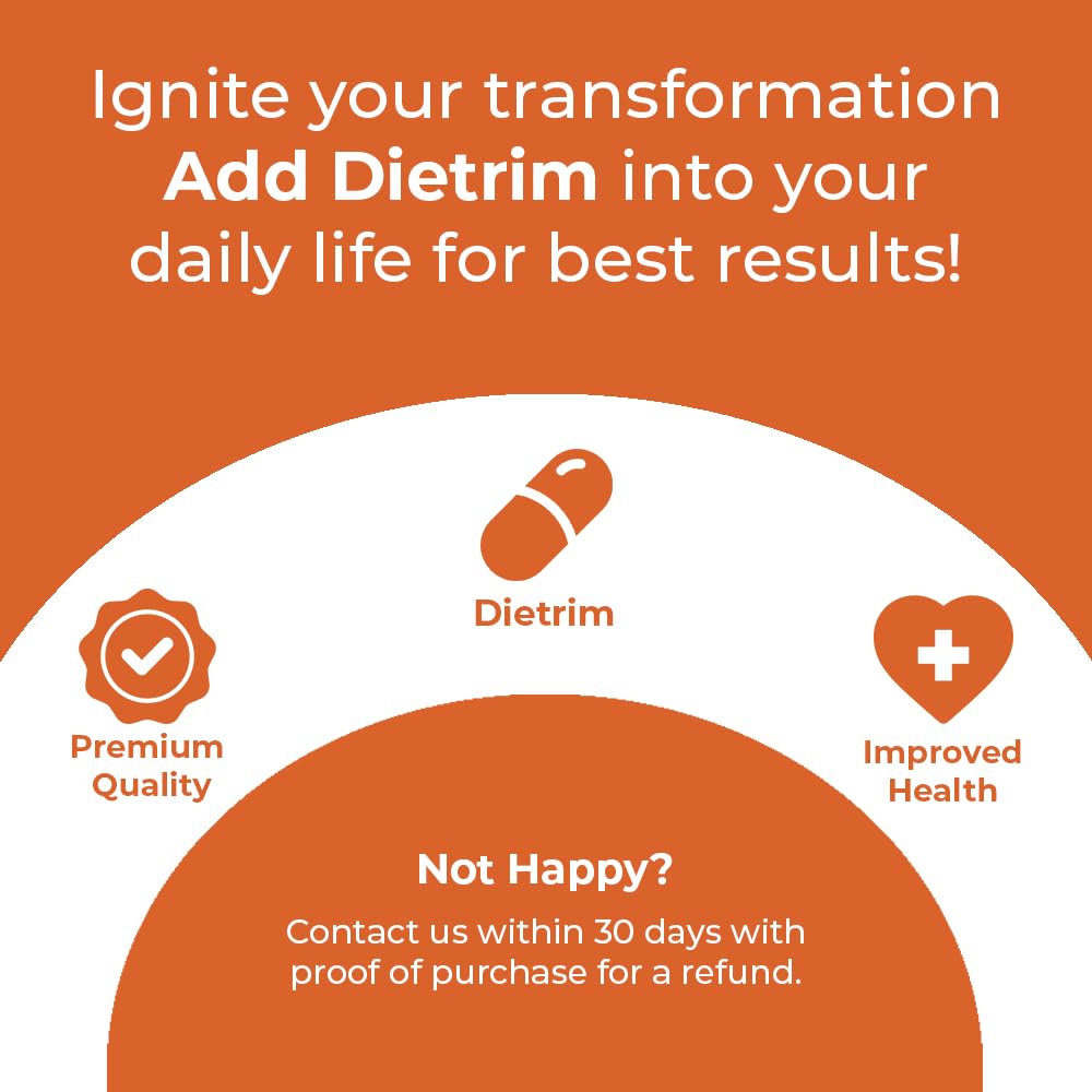 GIV Health Dietrim ingredients table highlighting Garcinia Cambogia complex for steady energy.