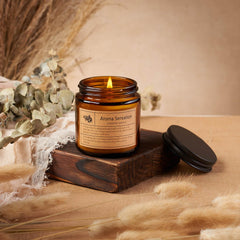 GivLovely freesia scented candle adds a calming ambiance to routines.