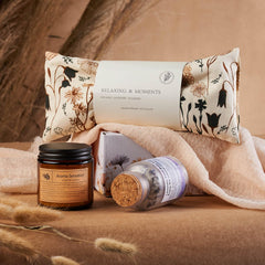 GivLovely lavender bath salts for a soothing, skin-refreshing soak.
