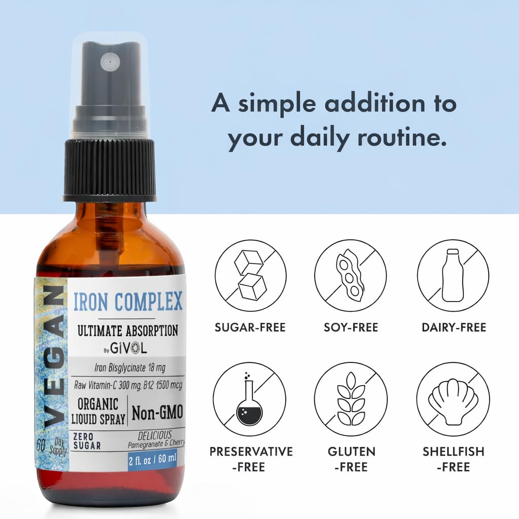 GIVOL daily-use spray mist demonstrates quick, mess-free intake.