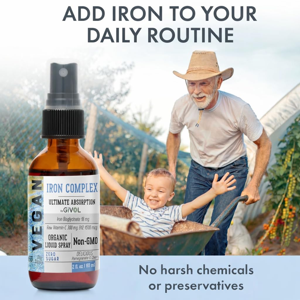GIVOL vegan ingredients icon highlights plant-based formula.